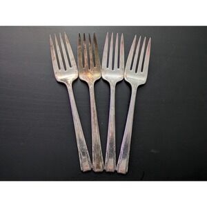 Vintage Wallace XXXX SilverPlate Forks Flatware Lot Of 4 - ~6.25"